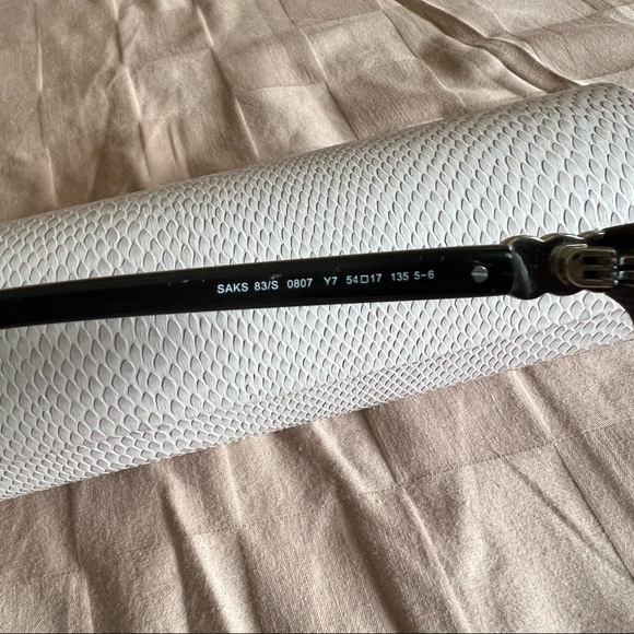 Saks fifth avenue 83/S 0807 sunglasses with stones encrusted in both sides - Picture 12 of 14